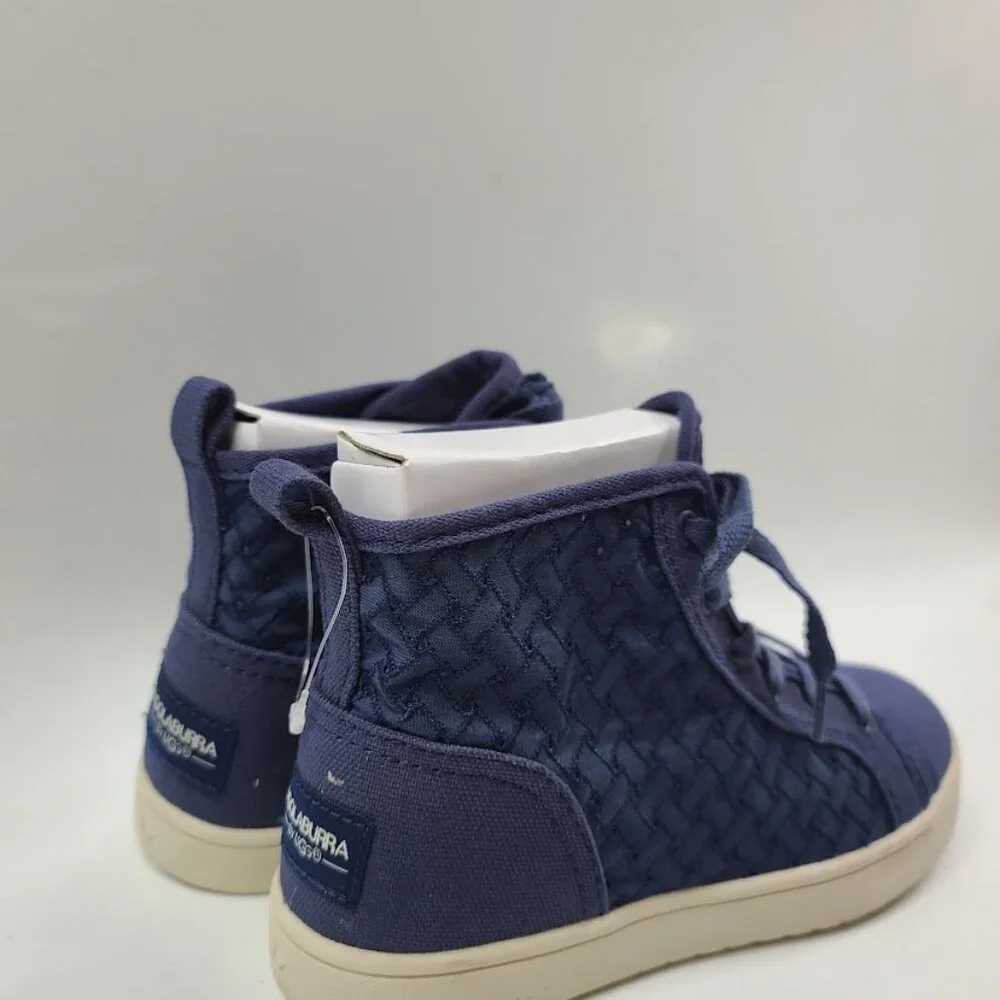 Koolaburra Girl's Navy Kellen Lace‎ Up High-Top Causal Sneaker Shoes Size 1